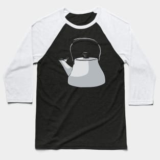 Kettle Tea Coffee Caffeine Drink Baseball T-Shirt